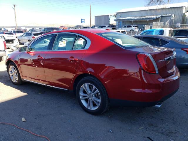 1LNHM93R79G627588 - 2009 LINCOLN MKS BURGUNDY photo 2