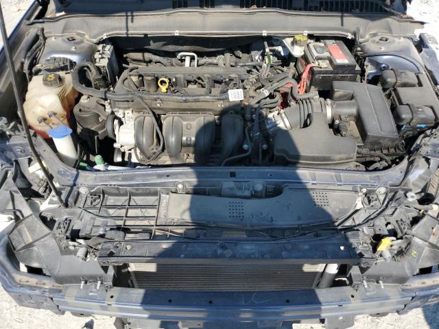 3FA6P0H77JR108291 - 2018 FORD FUSION SE BLUE photo 11