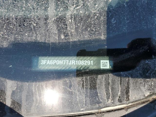 3FA6P0H77JR108291 - 2018 FORD FUSION SE BLUE photo 13