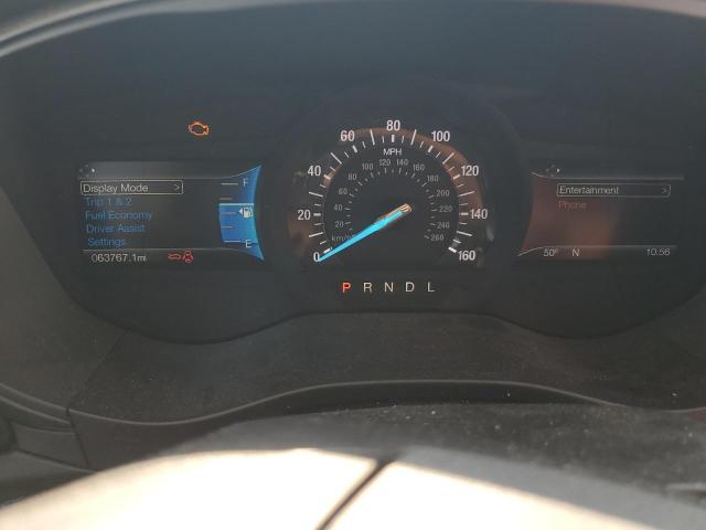 3FA6P0H77JR108291 - 2018 FORD FUSION SE BLUE photo 9