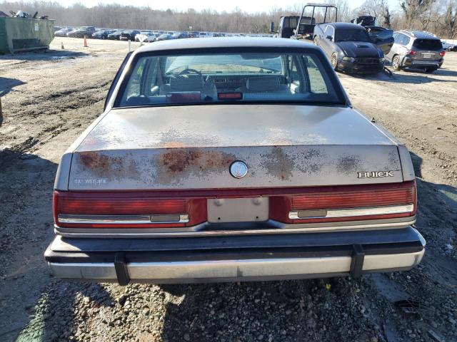 1G4HP54C6MH437925 - 1991 BUICK LESABRE CUSTOM BLUE photo 6