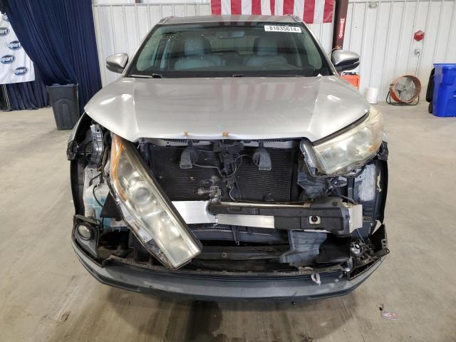 5TDKKRFH3FS112141 - 2015 TOYOTA HIGHLANDER XLE SILVER photo 5