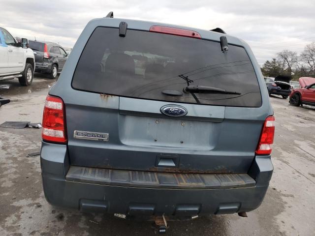 1FMCU9D7XCKA07328 - 2012 FORD ESCAPE XLT BLUE photo 6