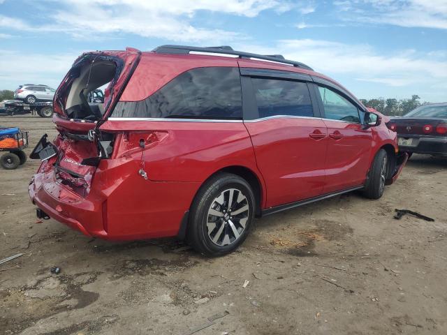 5FNRL6H64SB037647 - 2025 HONDA ODYSSEY EXL RED photo 3