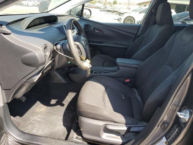 JTDKARFU8K3083229 - 2019 TOYOTA PRIUS GRAY photo 7