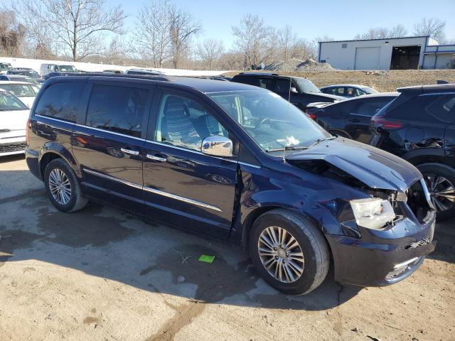 2C4RC1CG4ER372533 - 2014 CHRYSLER TOWN & COU TOURING L BLUE photo 4