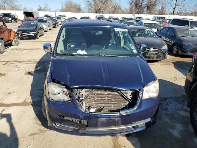 2C4RC1CG4ER372533 - 2014 CHRYSLER TOWN & COU TOURING L BLUE photo 5