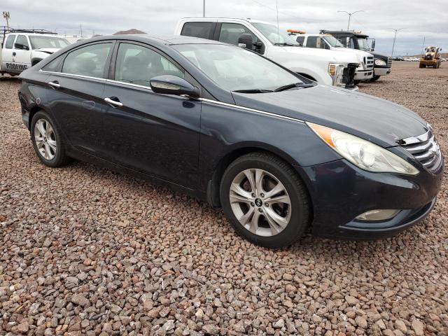 5NPEC4AC3CH427399 - 2012 HYUNDAI SONATA SE BLUE photo 4