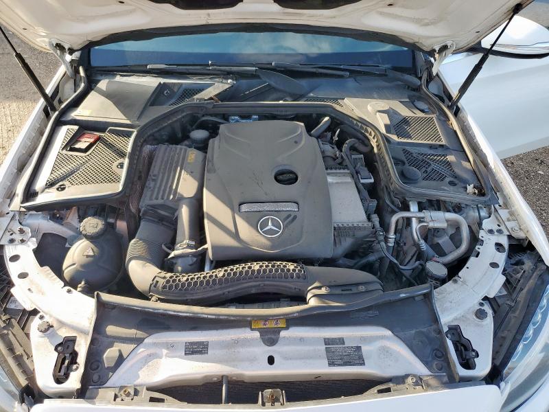 55SWF4KB2FU007829 - 2015 MERCEDES-BENZ C 300 4MATIC WHITE photo 11