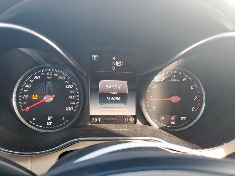 55SWF4KB2FU007829 - 2015 MERCEDES-BENZ C 300 4MATIC WHITE photo 9