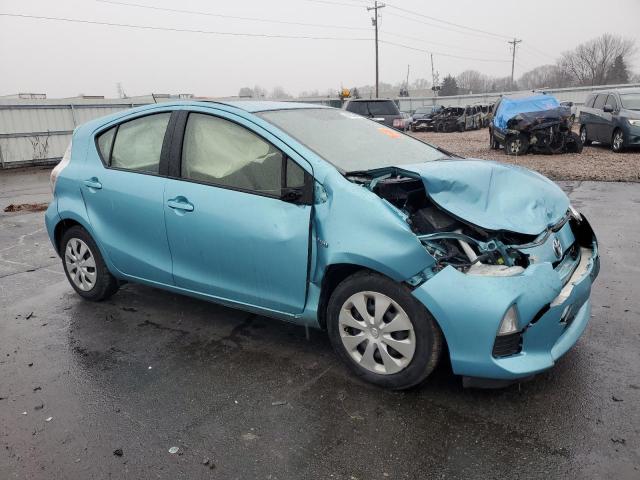 JTDKDTB30E1079483 - 2014 TOYOTA PRIUS C BLUE photo 4