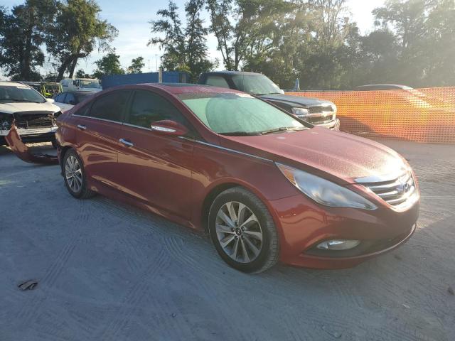 5NPEC4AB0EH948574 - 2014 HYUNDAI SONATA SE BURGUNDY photo 4