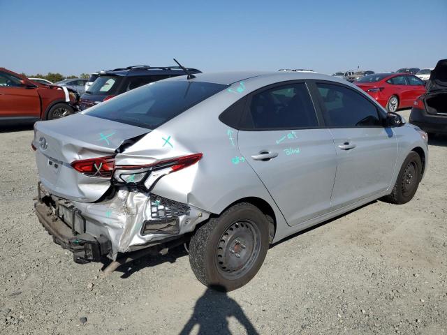 3KPC24A62LE113171 - 2020 HYUNDAI ACCENT SE SILVER photo 3