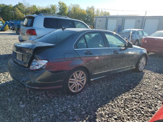 WDDGF81X09F198344 - 2009 MERCEDES-BENZ C 300 4MATIC GRAY photo 3