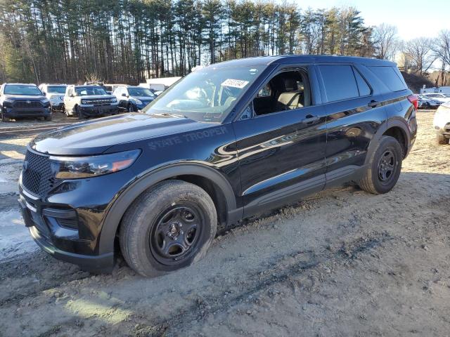 1FM5K8AB4NGB77563 - 2022 FORD EXPLORER POLICE INTERCEPTOR BLACK photo 1
