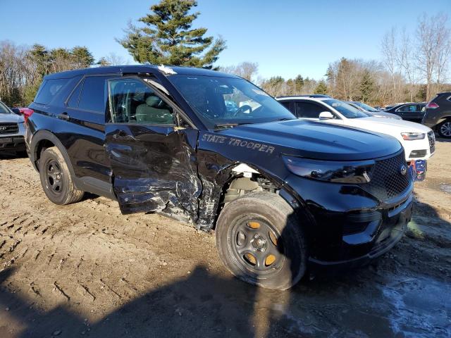1FM5K8AB4NGB77563 - 2022 FORD EXPLORER POLICE INTERCEPTOR BLACK photo 4
