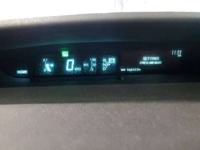 JTDKN3DU3A5091598 - 2010 TOYOTA PRIUS Gri fotoğraf 9