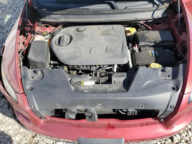 1C4PJMDS0EW129083 - 2014 JEEP CHEROKEE LIMITED RED photo 11