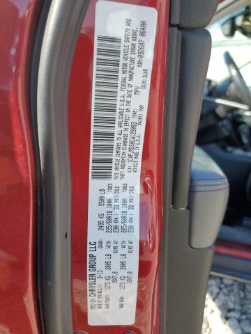 1C4PJMDS0EW129083 - 2014 JEEP CHEROKEE LIMITED RED photo 12