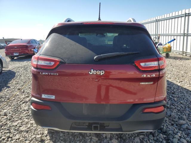 1C4PJMDS0EW129083 - 2014 JEEP CHEROKEE LIMITED RED photo 6