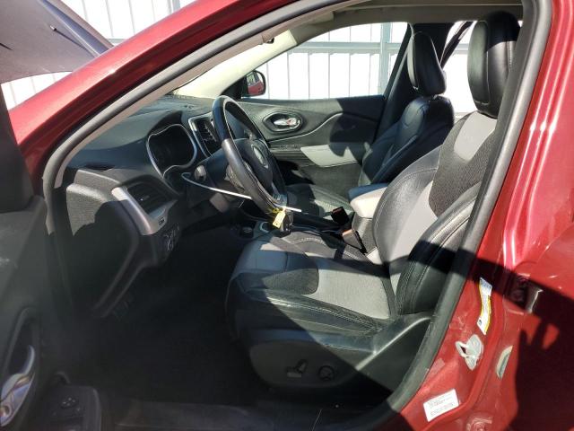 1C4PJMDS0EW129083 - 2014 JEEP CHEROKEE LIMITED RED photo 7