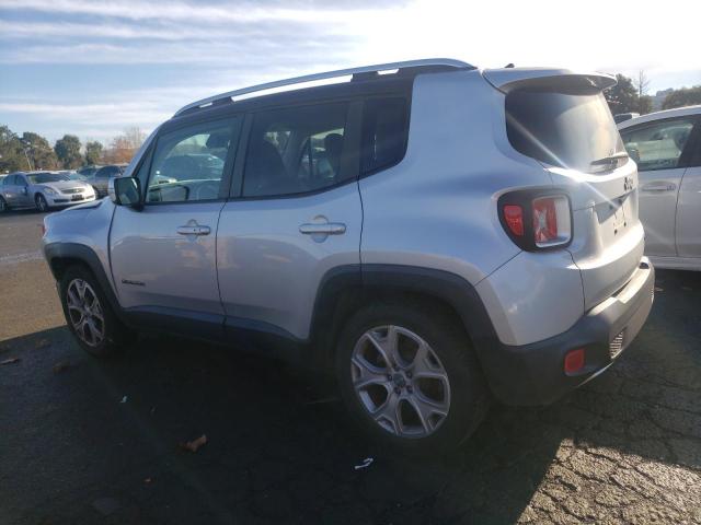 ZACCJADT8GPC76242 - 2016 JEEP RENEGADE LIMITED SILVER photo 2