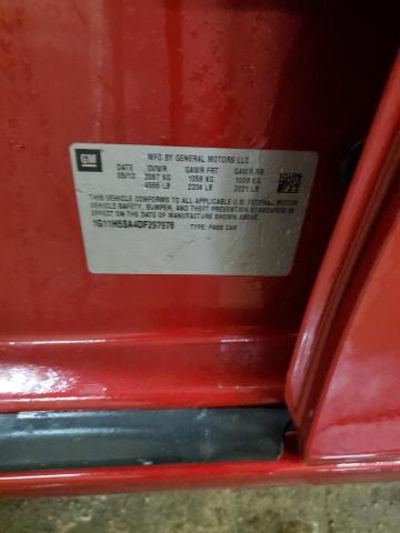 1G11H5SA4DF297978 - 2013 CHEVROLET MALIBU LTZ წითელი ფოტო 12