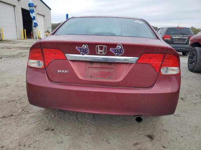2HGFA16689H509353 - 2009 HONDA CIVIC LX-S برغندي صورة 6