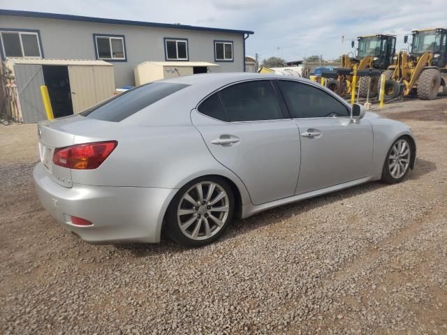 JTHBK262765008887 - 2006 LEXUS IS 250 SILVER photo 3