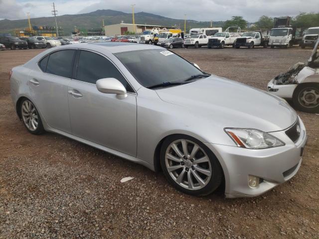 JTHBK262765008887 - 2006 LEXUS IS 250 SILVER photo 4