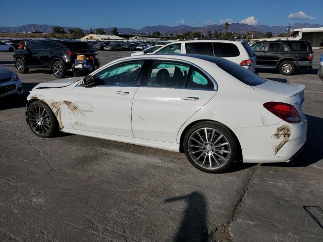 55SWF4JB8GU118811 - 2016 MERCEDES-BENZ C 300 WHITE photo 2