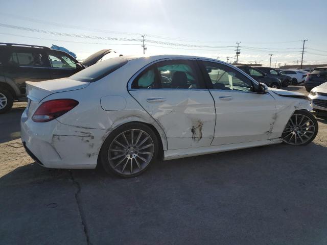 55SWF4JB8GU118811 - 2016 MERCEDES-BENZ C 300 WHITE photo 3