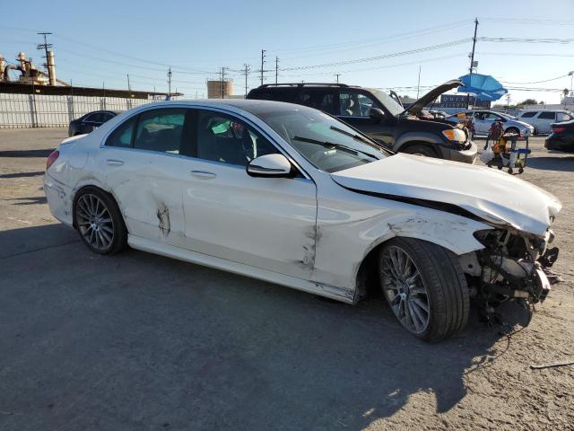 55SWF4JB8GU118811 - 2016 MERCEDES-BENZ C 300 WHITE photo 4