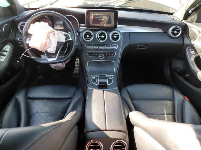 55SWF4JB8GU118811 - 2016 MERCEDES-BENZ C 300 WHITE photo 8