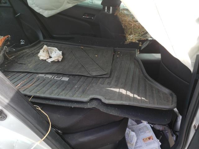 JTDKBRFU8H3046235 - 2017 TOYOTA PRIUS SILVER photo 10