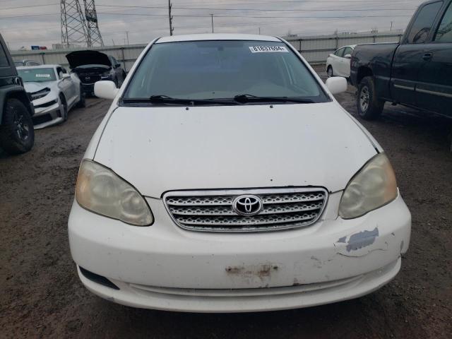 1NXBR32E25Z538929 - 2005 TOYOTA COROLLA CE WHITE photo 5