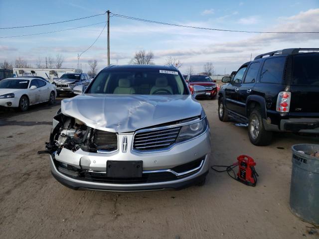 2LMPJ8LP6HBL43411 - 2017 LINCOLN MKX RESERVE SILVER photo 5