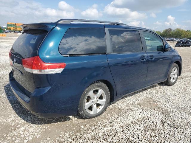 5TDKK3DC0BS063480 - 2011 TOYOTA SIENNA LE Turquesa foto 3