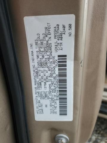 5TBDT44124S464728 - 2004 TOYOTA TUNDRA DOUBLE CAB SR5 GOLD photo 12