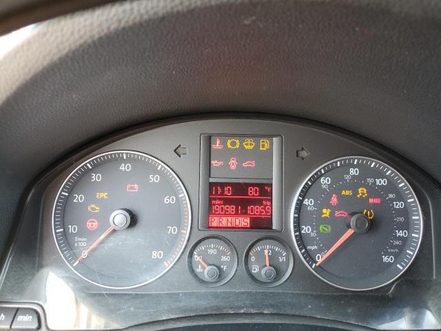 3VWTZ71K69M252130 - 2009 VOLKSWAGEN JETTA SE BLACK photo 9