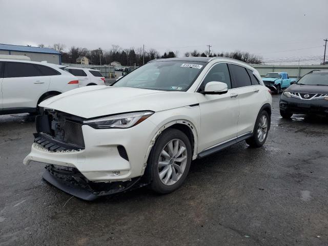 3PCAJ5M30KF110747 - 2019 INFINITI QX50 ESSENTIAL WHITE photo 1