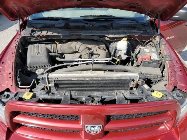 1C6RD7KT2CS167360 - 2012 DODGE RAM 1500 ST წითელი ფოტო 11
