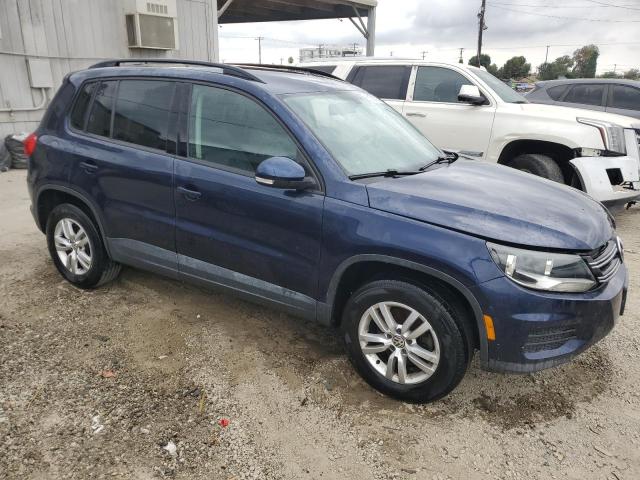 WVGBV7AX4GW588566 - 2016 VOLKSWAGEN TIGUAN S BLUE photo 4