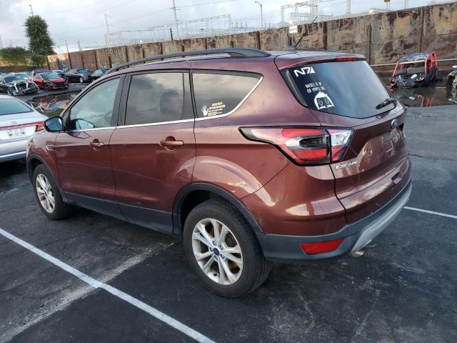 1FMCU9GD0JUB16223 - 2018 FORD ESCAPE SE BURGUNDY photo 2