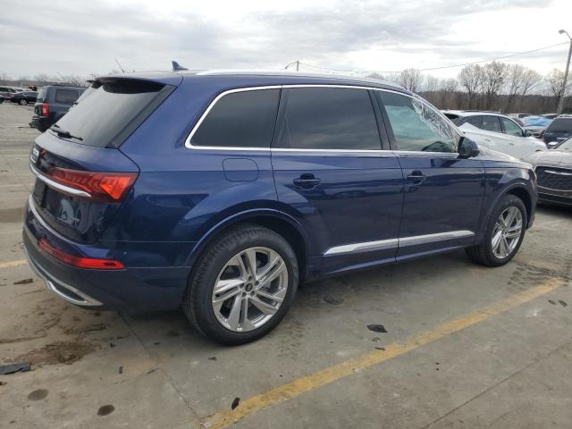 WA1LXBF77ND002122 - 2022 AUDI Q7 PREMIUM PLUS BLUE photo 3
