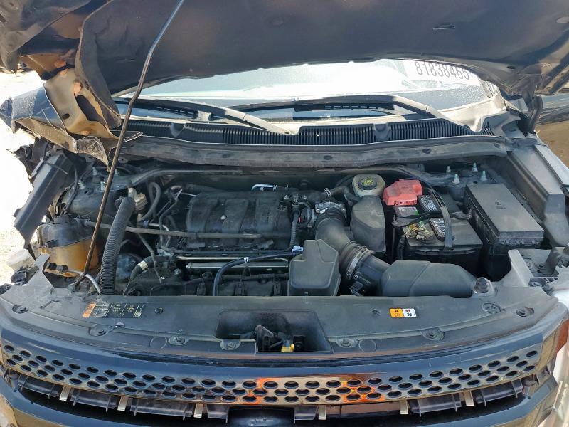 1FM5K7F88DGA54144 - 2013 FORD EXPLORER LIMITED Սև լուսանկար 12