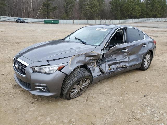 JN1BV7AR1EM681031 - 2014 INFINITI Q50 BASE SILVER photo 1