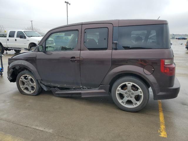 5J6YH18938L015763 - 2008 HONDA ELEMENT SC BURGUNDY photo 2