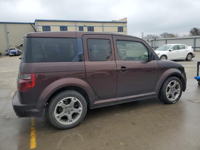 5J6YH18938L015763 - 2008 HONDA ELEMENT SC BURGUNDY photo 3