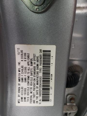 1HGCR2F32EA046593 - 2014 HONDA ACCORD LX SILVER photo 13